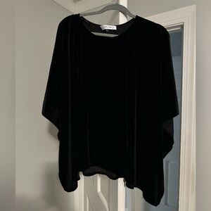 Jones Studio Black Poncho